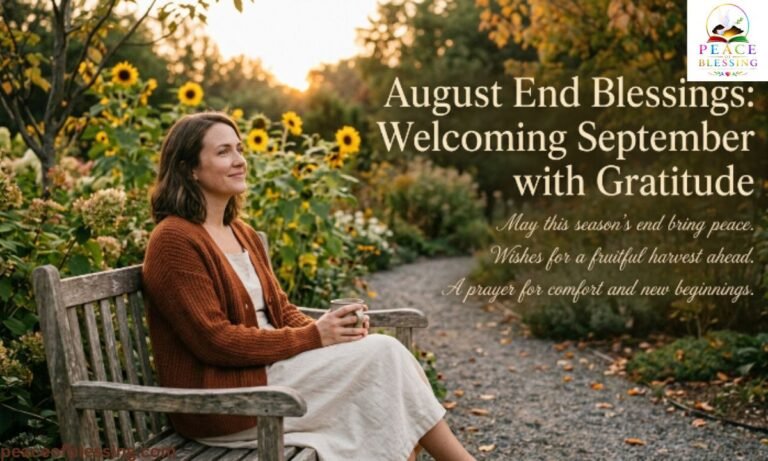 August End Blessings Messages 75+ Heartfelt Quotes, Wishes & Prayers