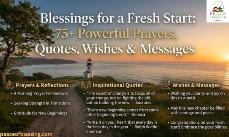 Blessings for a Fresh Start 75+ Powerful Prayers, Quotes, Wishes & Messages