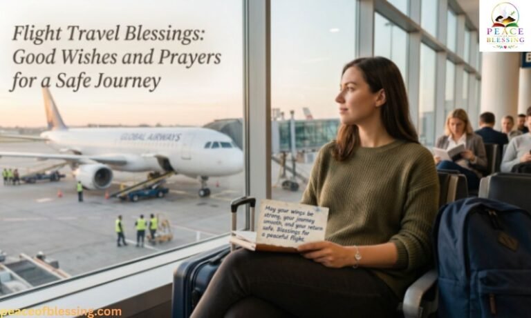 Flight Travel Blessings Good Wishes and Prayers for a Safe Journey
