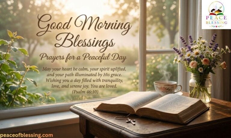 Good Morning Blessings and Prayers for a Peaceful Day