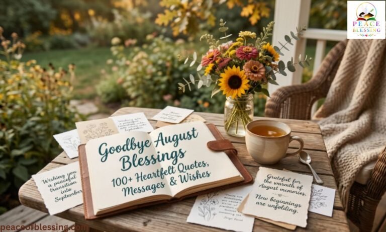 Goodbye August Blessings 100+ Heartfelt Quotes, Messages & Wishes