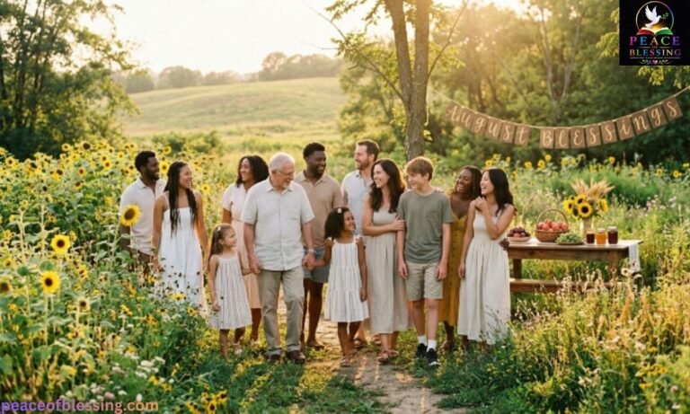 Powerful August Blessings for Family, Friends, and Loved Ones