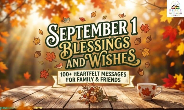 September 1 Blessings and Wishes 100+ Heartfelt Messages for Family & Friends