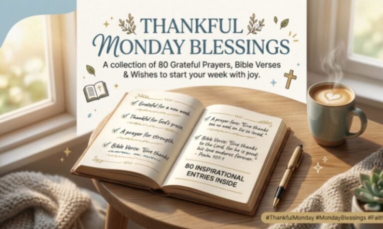 Thankful Monday Blessings: 80 Grateful Prayers, Bible Verses & Wishes