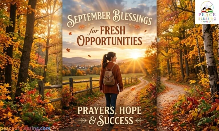 September Blessings for Fresh Opportunities Prayers, Hope & Success