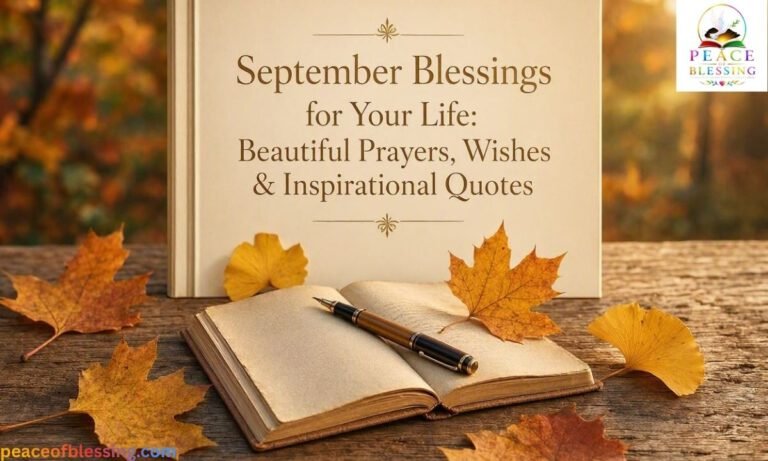 September Blessings for Your Life Beautiful Prayers, Wishes & Inspirational Quotes
