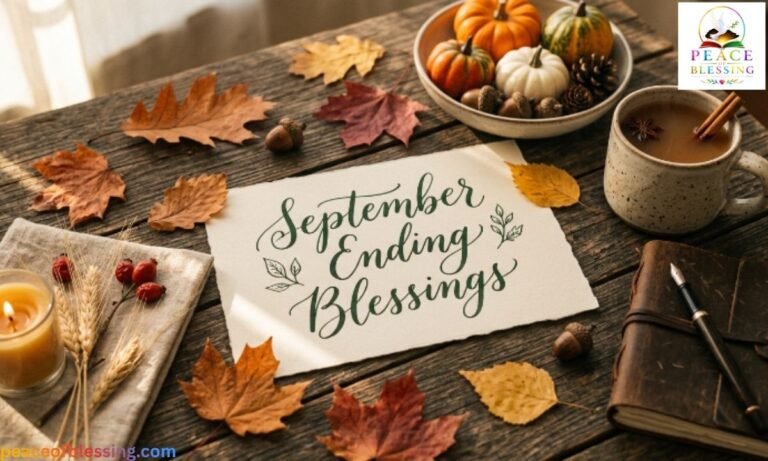 September Ending Blessings