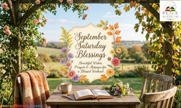 September Saturday Blessings Beautiful Wishes, Prayers & Messages for a Blessed Weekend