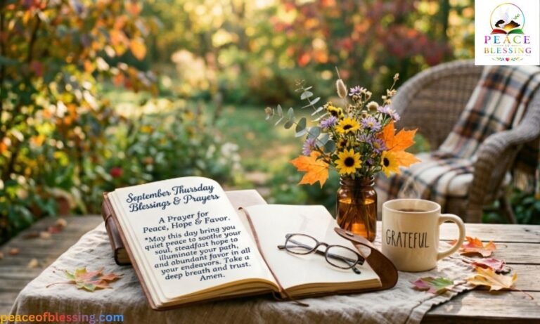September Thursday Blessings and Prayers Powerful Words for Peace, Hope & Favor
