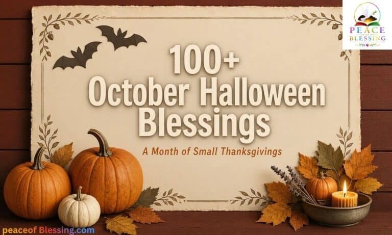 100+ October Halloween Blessings