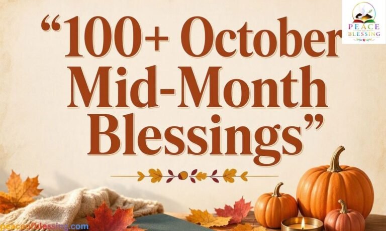 100+ October Mid-Month Blessings