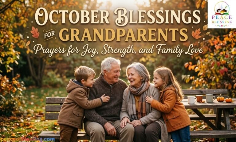 October Blessings for Grandparents Prayers for Joy, Strength, and Family Love