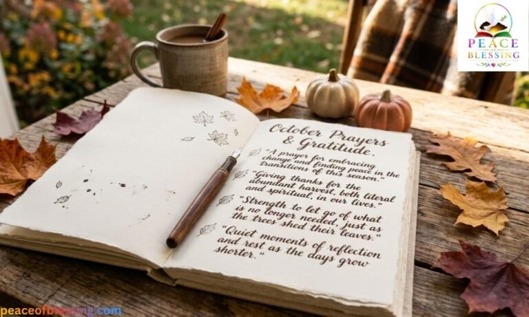 October Prayer Messages for Family