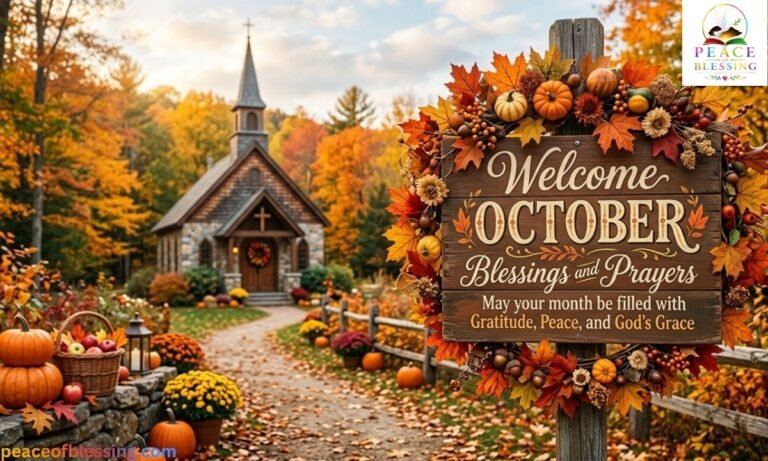 Welcome October Blessings and Prayers